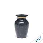 Load image into Gallery viewer, SOULURNS Small Cremation Urns Bulk Set of 10 – Mini Keepsake Ashes Urn, Brass Lid, 3 Cu In, Memorial Sharing Urn for Family