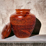 Load image into Gallery viewer, Tree of Life Rosewood Cremation Urn – 100% Hand-Etched Solid Wood Urn | 200 Cu In Adult Urn