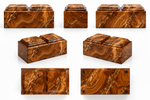 Load image into Gallery viewer, Companion Urn with Luxury Marble-Look Finish – Premium Wooden Cremation Urn for Ashes