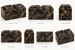 Load image into Gallery viewer, Companion Cremation Urn – Luxury Marble-Look Wooden Memorial Urn for Two