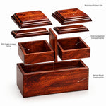 Load image into Gallery viewer, Companion Cremation Urn for Two – Premium Wooden Memorial Urn