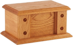 Load image into Gallery viewer, Norwood Oak Cremation Urn – Wholesale Case of 6 | Bulk Memorial Urns for Funeral Homes & Retailers