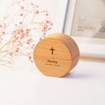 Load image into Gallery viewer, Engraved Beech Wood Keepsake Urn for Human & Pet Ashes | Personalized Memorial, Sympathy Gift