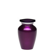 SOULURNS Purple Keepsake Urns for Human Ashes Set of 10 - Mini Cremation Urns 2.5