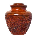 Load image into Gallery viewer, Large Hand carved Rosewood Cremation Urn  Full-Size for Adults (200+ Lbs)
