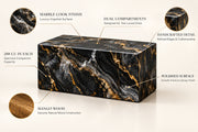 Companion Cremation Urn for Two – Premium Wooden Memorial Urn