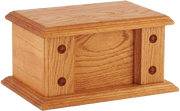 Norwood Oak Cremation Urn – Wholesale Case of 6 | Bulk Memorial Urns for Funeral Homes & Retailers