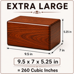 Load image into Gallery viewer, Tree of Life Rosewood Cremation Urn for Human Ashes — Solid Wood, Adult &amp; Memorial Sizes