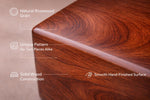 Load image into Gallery viewer, Solid Rosewood Cremation Urn for Human Ashes – Handcrafted Wood Urn | 6 Sizes (10–350 Cu In)