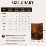 Load image into Gallery viewer, Personalized Couple Memorial Urn for Ashes, Handmade Wooden Cremation Urn, Mountain Lake Keepsake Box