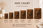 Load image into Gallery viewer, Custom Photo Engraved Wooden Cremation Urn for Human &amp; Pet Ashes, Personalized Rosewood Memorial Box