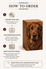 Load image into Gallery viewer, Custom Photo Engraved Wooden Cremation Urn for Human &amp; Pet Ashes, Personalized Rosewood Memorial Box